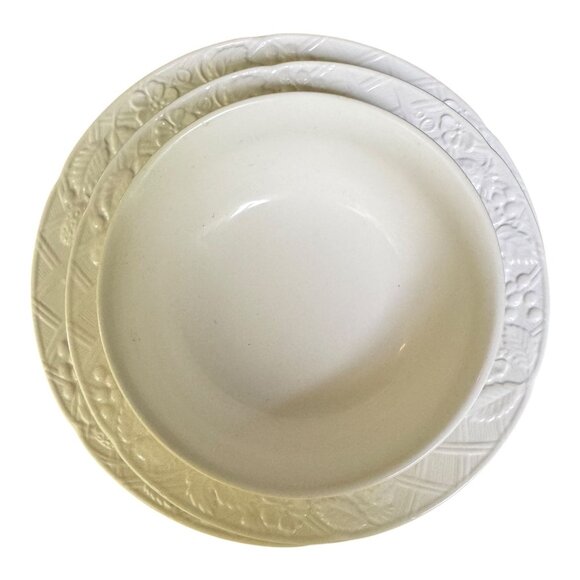 Mikasa English Countryside 4-Piece Place Setting DP900 NOS Plates Bowls Vintage - Picture 5 of 14